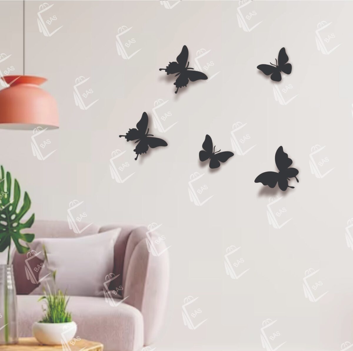 Butterfly 3D Wooden Wall Art