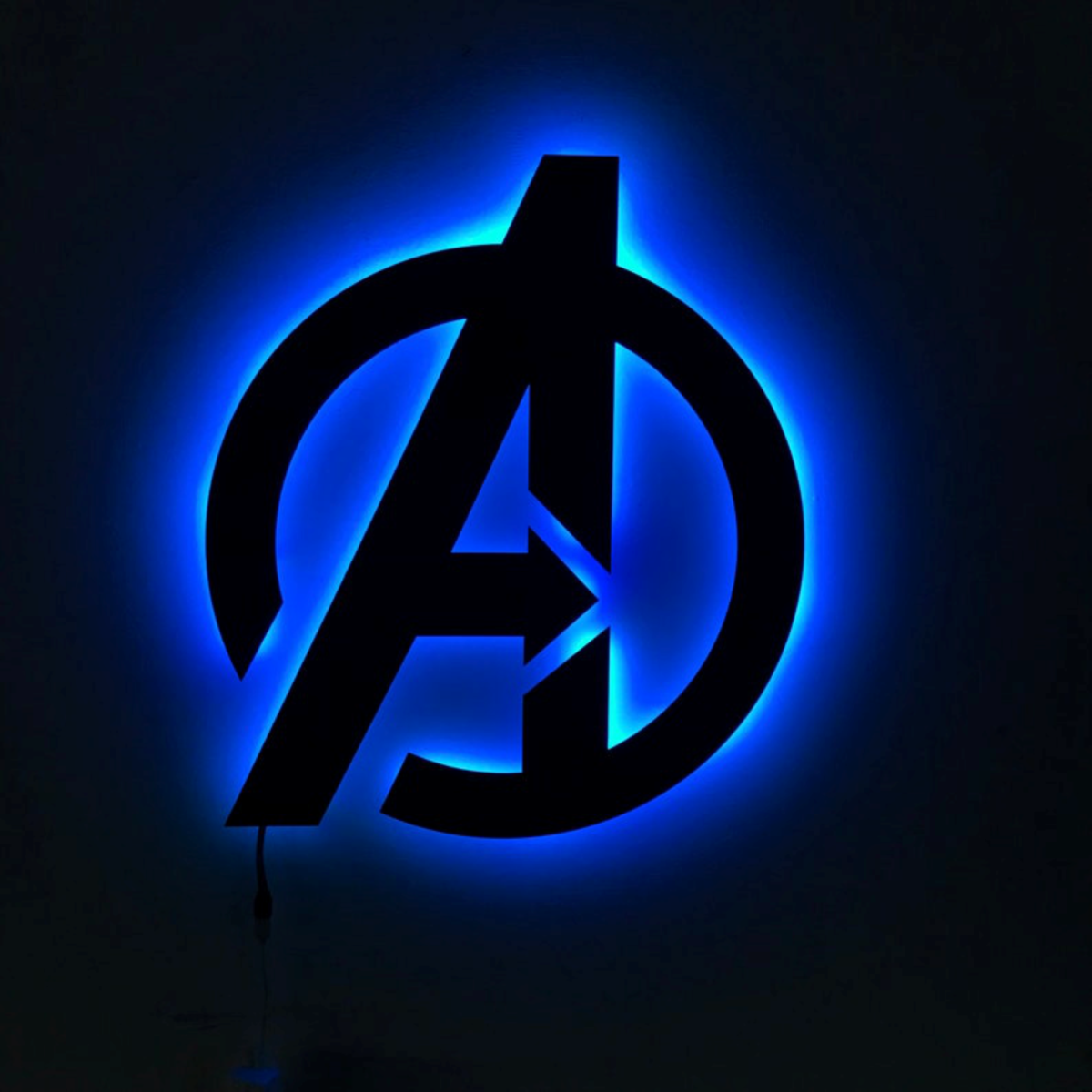 AVENGERS LOGO LAMP LIGHT-Illuminate Your Heroic Space! - Image 5