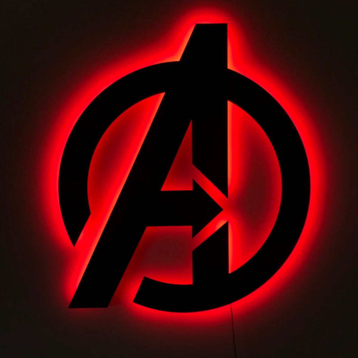 AVENGERS LOGO LAMP LIGHT-Illuminate Your Heroic Space! - Image 4