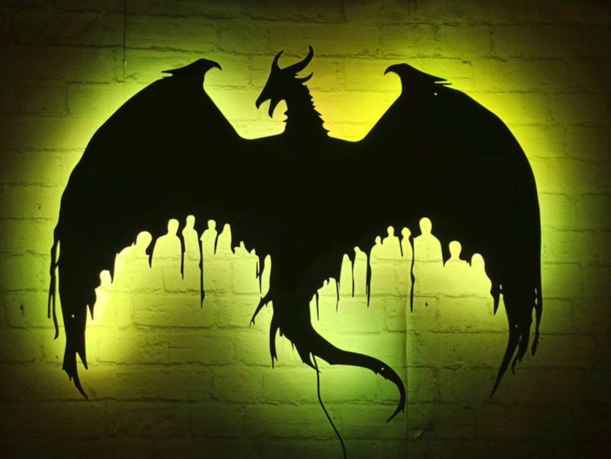 Dragon Lamp Light Wall Art – Mystical Elegance with a Radiant Glow - Image 5