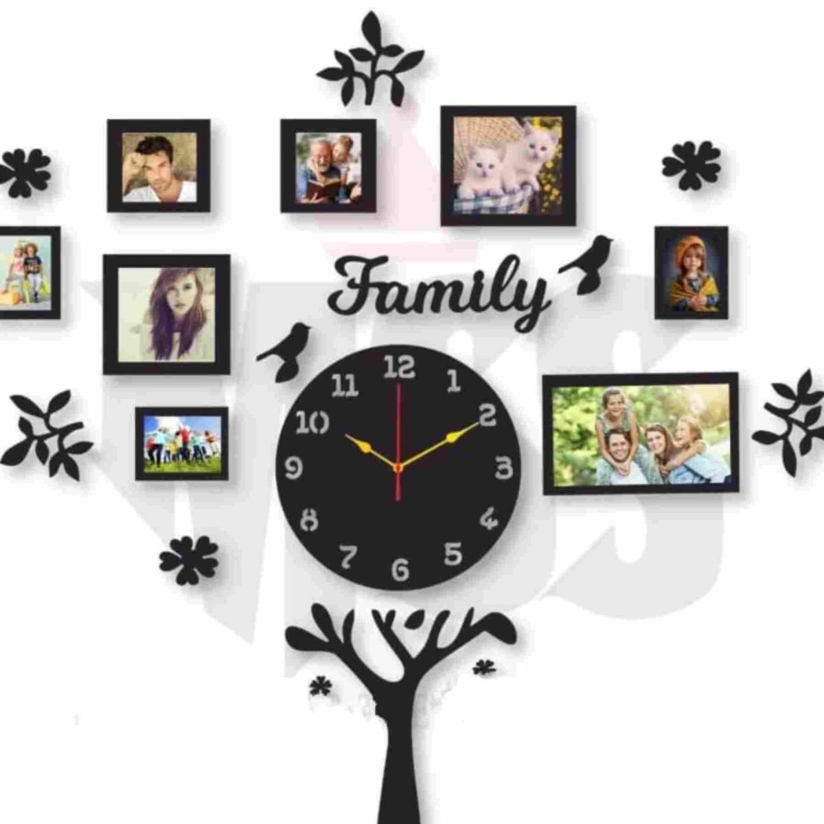 "Family Tree Wall Decor Clock – Personalized Artistic Timepiece for Your Home" - Image 6