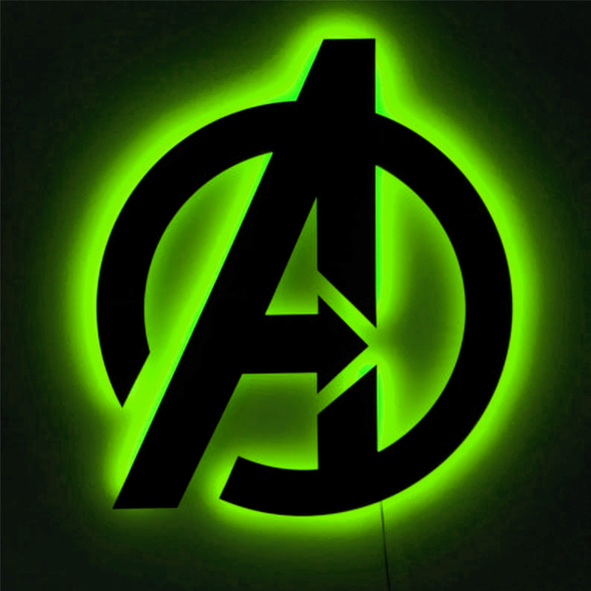 AVENGERS LOGO LAMP LIGHT-Illuminate Your Heroic Space! - Image 2