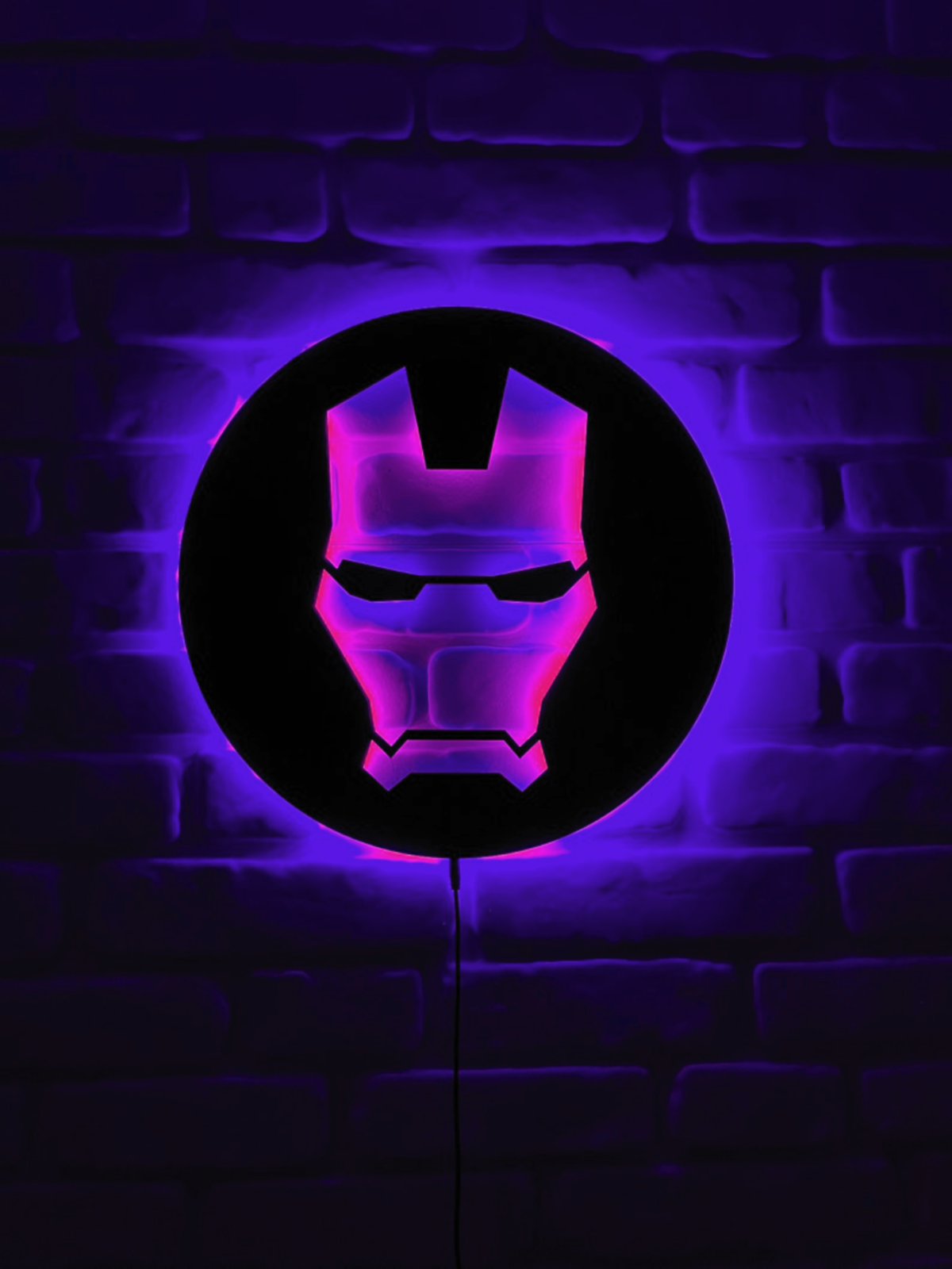 MARVEL IRONMAN LAMP LIGHT-GAMING ROOM DECOR - Image 4