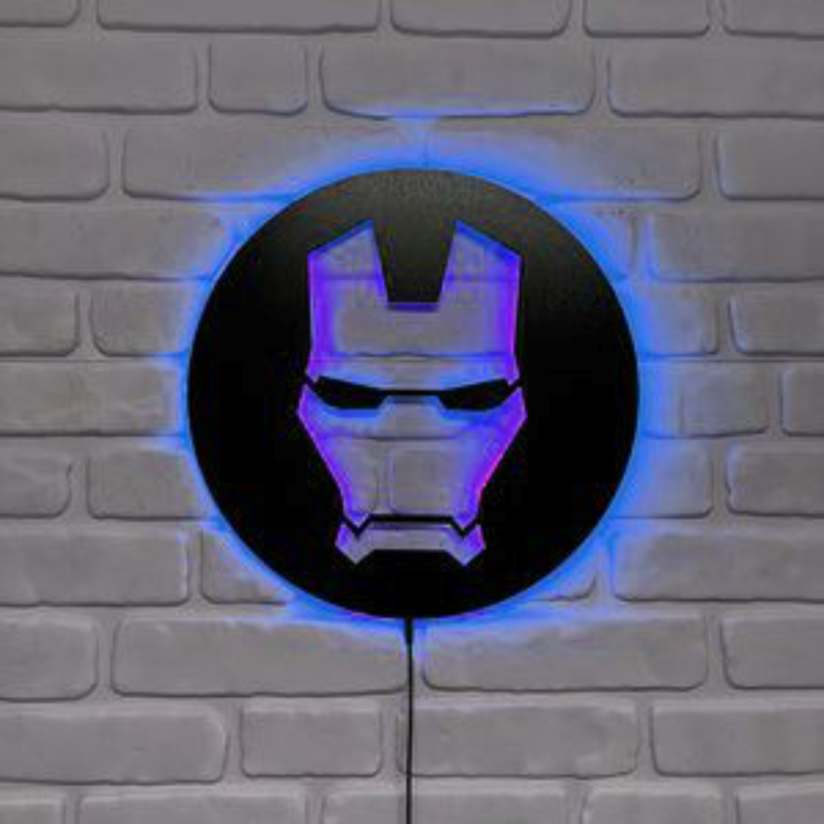 MARVEL IRONMAN LAMP LIGHT-GAMING ROOM DECOR - Image 6