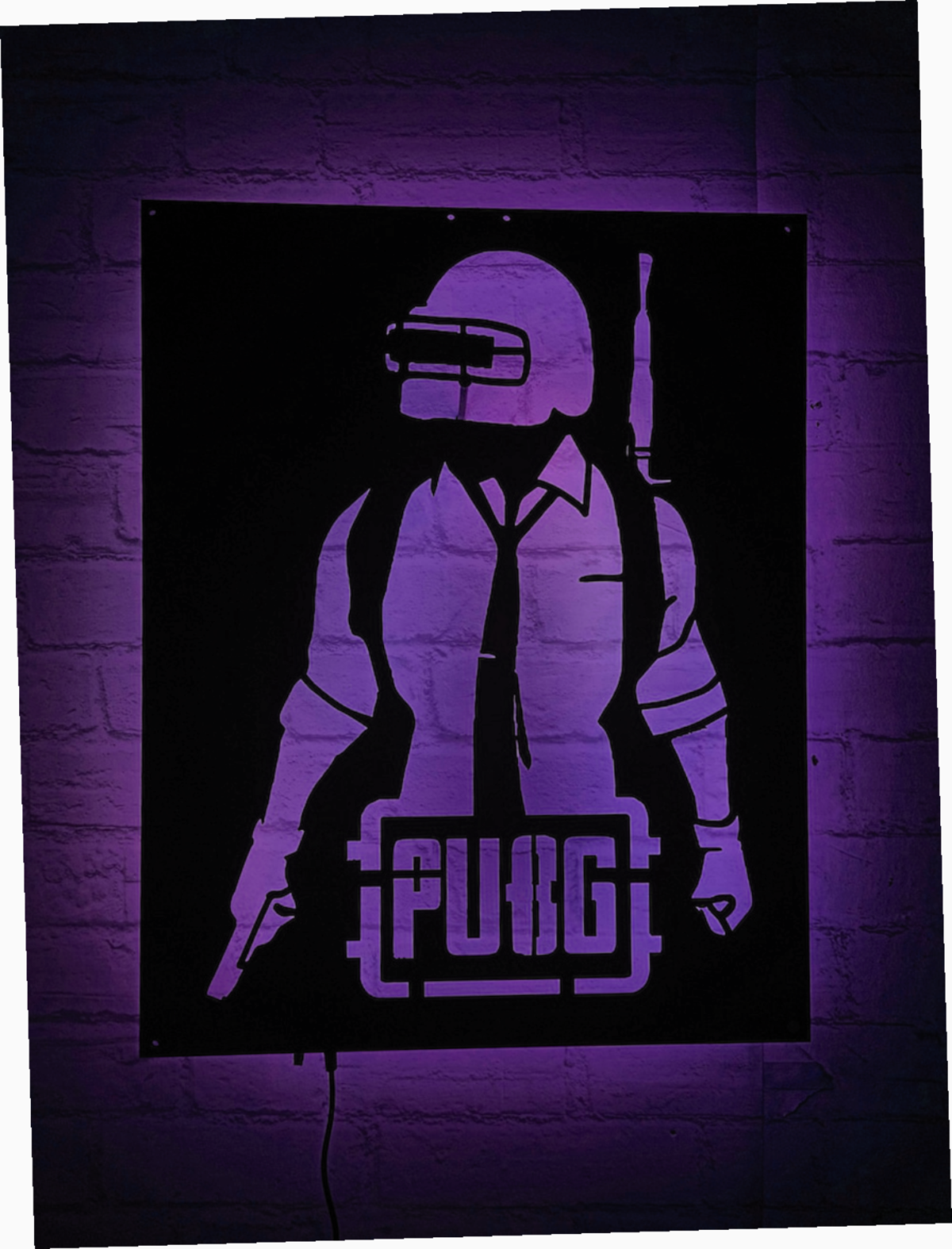 PUBG Mobile Wall Art Lamp Light-LED Gaming Decor-Gaming Spaces - Image 8