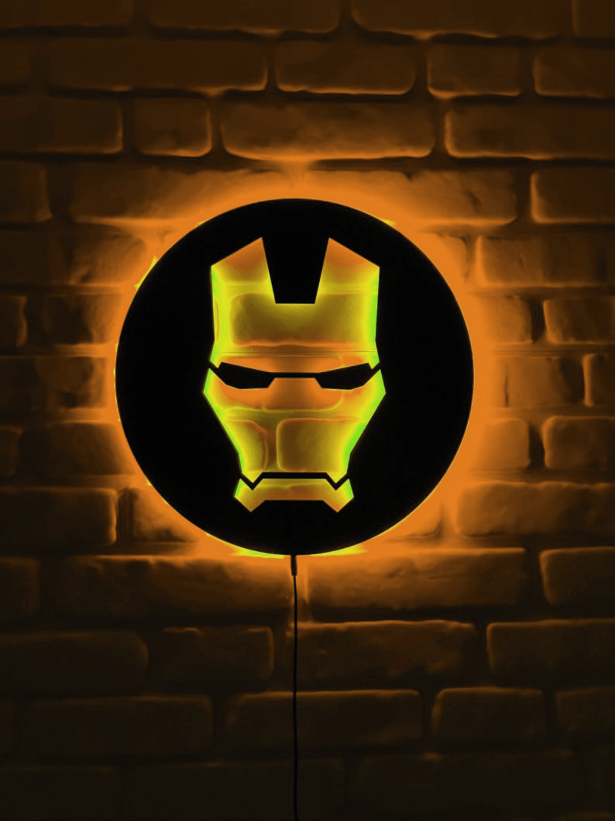 MARVEL IRONMAN LAMP LIGHT-GAMING ROOM DECOR - Image 3